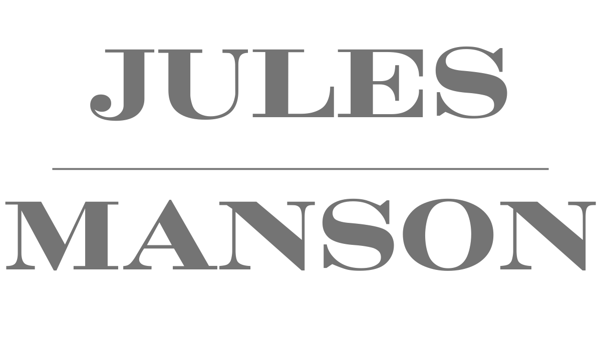 Website Logo displaying the text 'Jules Manson'